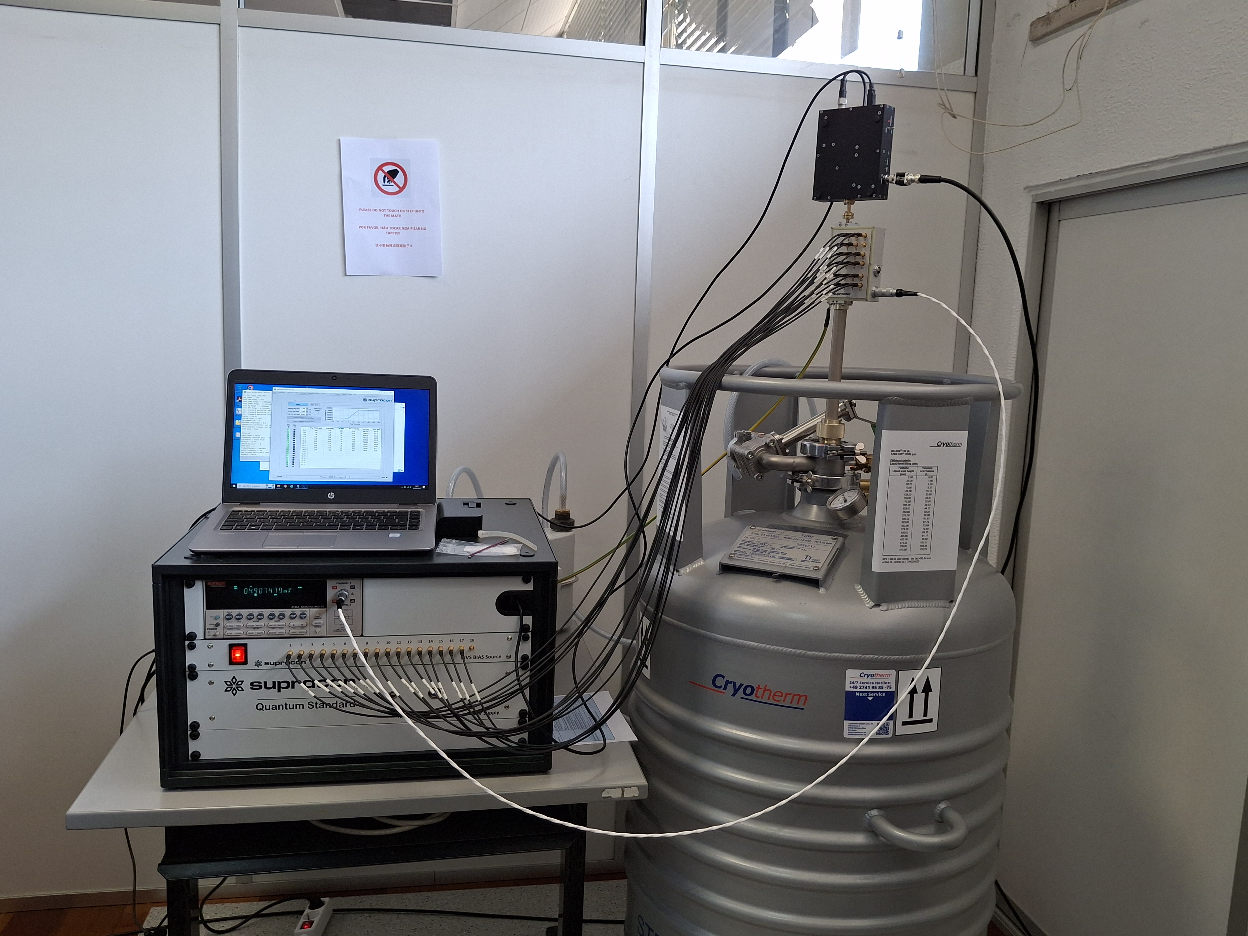 PROJETO QUANTUM Metrology - Research on Metrological Characteristics of Quantum Voltage Chip and Traceability Application Verification